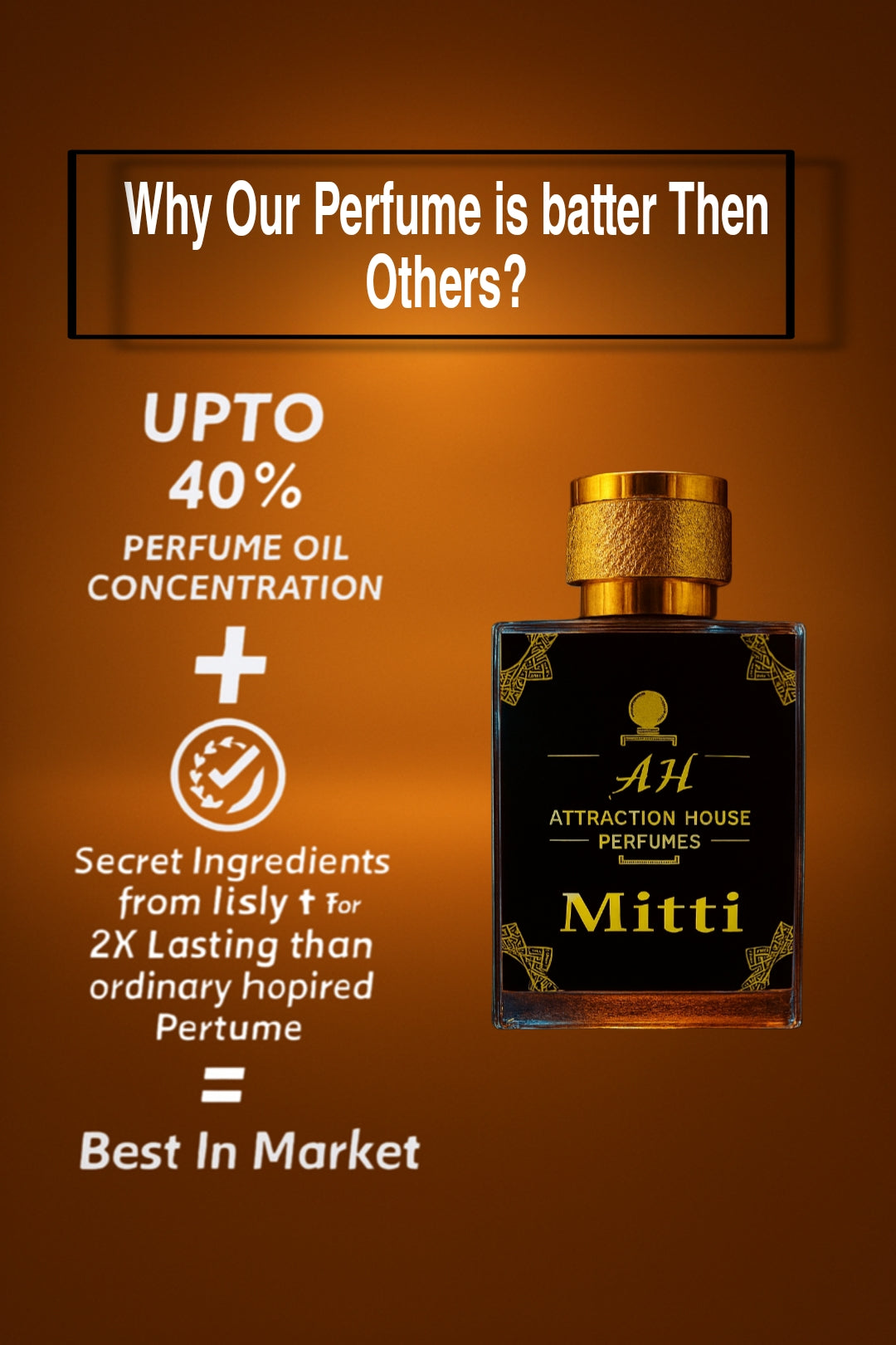 First Rain Mitti Perfume – Geeli Mitti, Soil Fragrance unisex long lasting perfume.