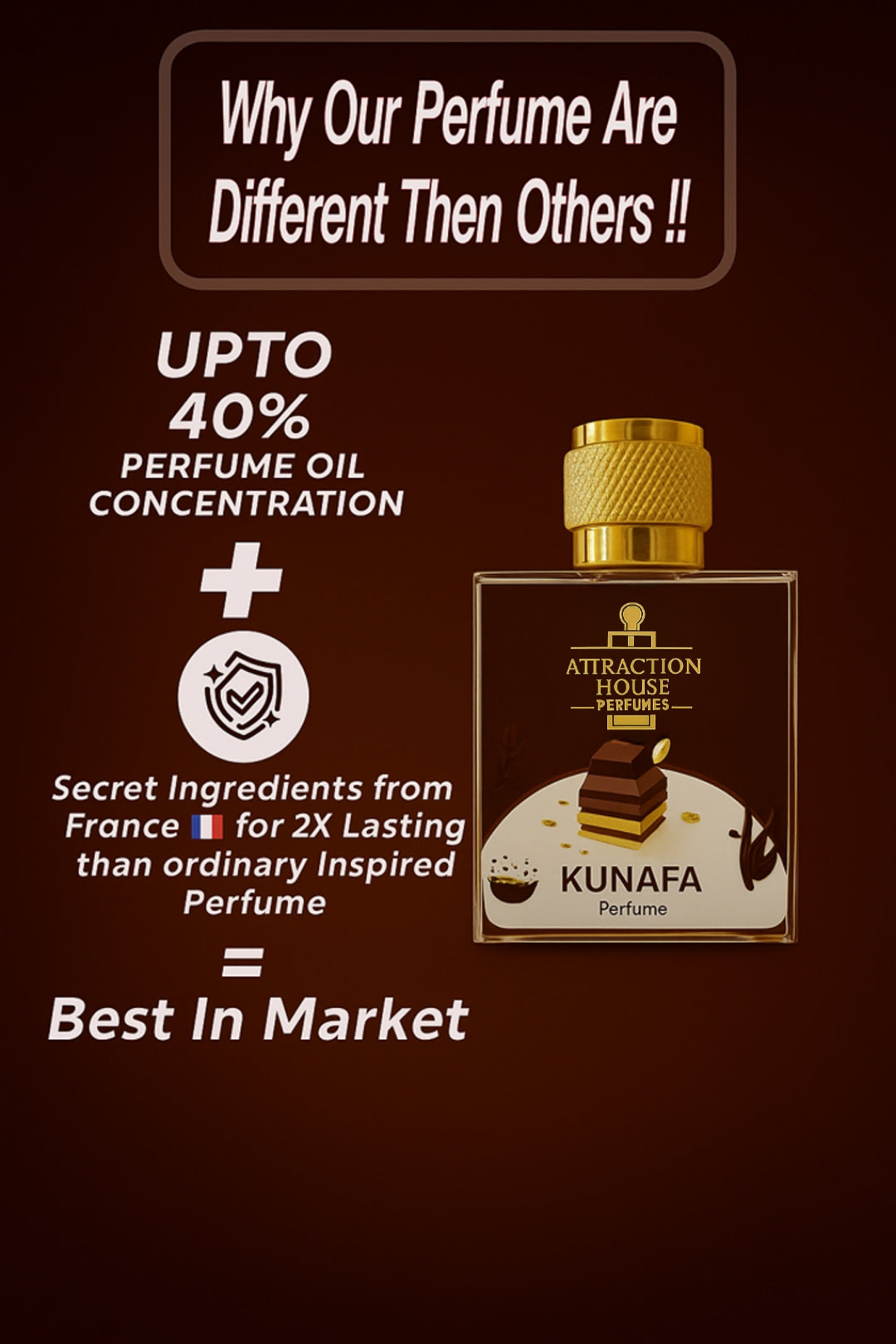 A Dubai Kunafa Chocolate perfume